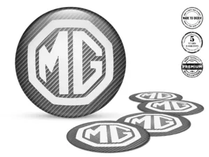 MG Harzgewölbte Aufkleber Rennsport-Felgenlogos